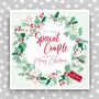 To A Special Couple At Christmas Large Card, thumbnail 1 of 3