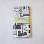 Oxford Illustrated Black And White Tea Towel, thumbnail 3 of 7