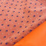 Vintage Ikea Bag Flowery Cotton And Peach Corduroy, thumbnail 5 of 7