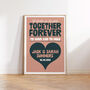 Personalised Wedding Or Engagement Print, thumbnail 2 of 7