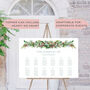 Christmas Wedding Table Plan, thumbnail 1 of 7