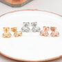18ct Gold Plated Or Silver Guinea Pig Stud Earrings, thumbnail 1 of 10