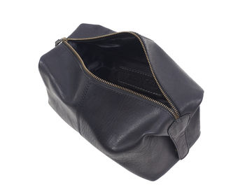 Usher Leather Wash Bag, 7 of 8