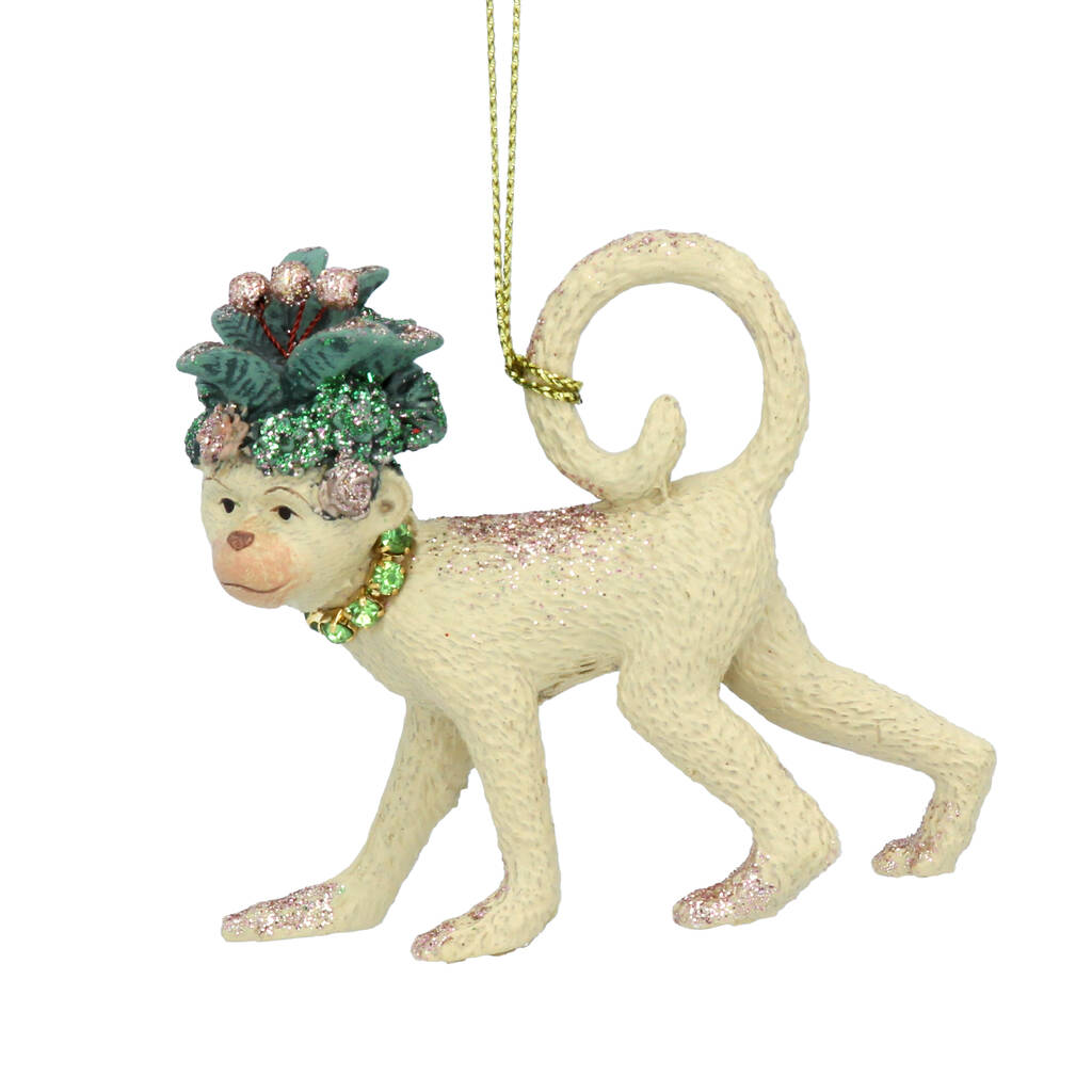 Exotic Monkey Christmas Tree Decoration