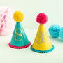 Colourful Any Age Party Hat, thumbnail 1 of 9