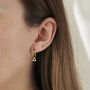 Geometric Hoop Earrings, thumbnail 1 of 8
