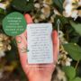 Personalised Anniversary Photo And Message Wallet Card, thumbnail 4 of 4