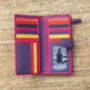 Berry And Multicolour Womans Leather Purse Wallet Rfid, thumbnail 8 of 12