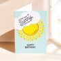 Sunny Days Happy Birthday Card, thumbnail 2 of 2