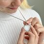 Elegant Silver Locket Necklace : The Perfect Gift, thumbnail 2 of 8