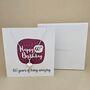 Boxed 60th Birthday Heart Necklace Card, thumbnail 2 of 3
