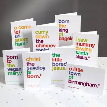Funny Autocorrected Christmas Cards Twenty Four Pack, 2 of 12