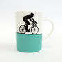 Cycling Bone China Mug, thumbnail 1 of 2