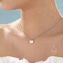 Fluffy Sheep Pendant Necklace In Sterling Silver, thumbnail 5 of 12