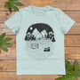 Wild Swimming Bear, Organic Men's T Shirt, thumbnail 1 of 4