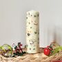 Hand Painted 12 Days Of Christmas Pillar Candle, thumbnail 5 of 5