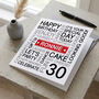 Personalised 30th Birthday Card, thumbnail 1 of 4