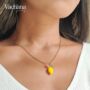Sweet Yellow Lemon Charm Necklace, thumbnail 1 of 4