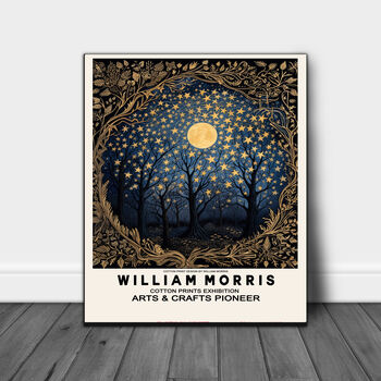 William Morris Moonshine Art Print, 3 of 3