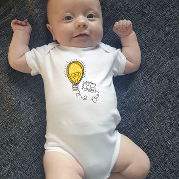 Personalised Best Invention New Baby Babygrow, 3 of 7