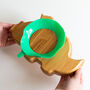Personalised Dinosaur Suction Plate For Kids, thumbnail 4 of 6