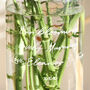 Personalised Wildflower Cylinder Glass Vase, H25cm, thumbnail 2 of 5
