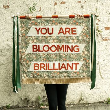 You Are Blooming Brilliant Banner Art, 3 of 6