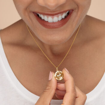 Cancer Zodiac Necklace, Sterling Silver Or Gold Plated, 3 of 9