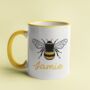 Bumblebee Personalised Name Bee Mug, thumbnail 1 of 3