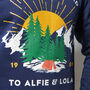 Personalised Organic Cotton Adventure Dad Jumper, thumbnail 2 of 4