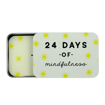 24 Days Of Mindfulness Advent Tin, 4 of 8