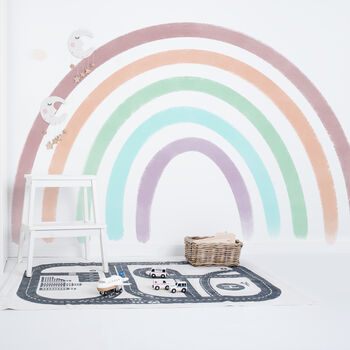Large Watercolour Rainbow Wall Sticker, 3 of 3