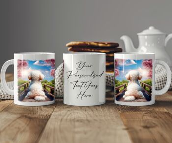 Personalised Bichon Frise Bridge Dog Keepsake Gift Mug, 2 of 2