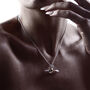 Forbidden Apple Pendant In Silver And Gold, thumbnail 4 of 5