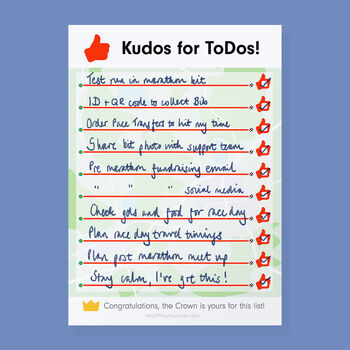 Kudos Notepad, To Do List, 2 of 3