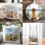 Personalised Labradoodle Dog Beach Walk Collection, thumbnail 1 of 8