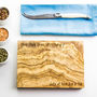 Personalised Olive Wood Chopping Board, thumbnail 2 of 11