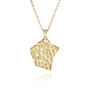 9ct Gold Dinosaur Eggshell Necklace, thumbnail 4 of 4