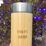 Personalised Reusable Sustainable Bamboo Water Bottle, thumbnail 11 of 12