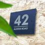 Personalised Smooth Slate House Sign, thumbnail 1 of 5