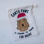 Personalised Santa Dog Treat Bag, thumbnail 2 of 9