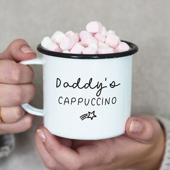 Personalised Set Of Mugs For Coffee And Babyccino, 4 of 4