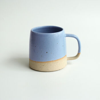 Handmade Stone Ceramic Mug Pastel Colours, 4 of 7