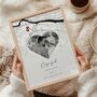 Personalised Engagent Map And Photo Print, Engagement Gift, thumbnail 2 of 5