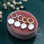 Sterling Silver Coin Baroque Pearl Dangle Hoop Earrings, thumbnail 1 of 12