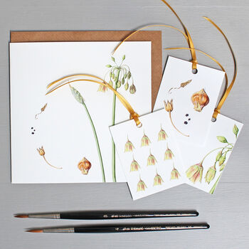 Gift Tags With Sicilian Honey Garlic Illustration, 5 of 5