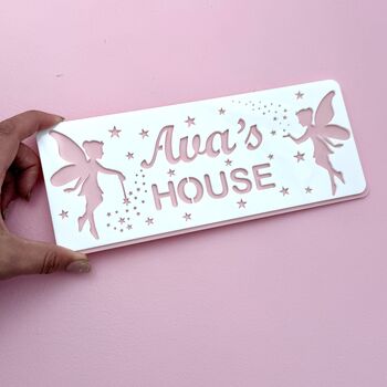 Personalised Fairies Children's Door Plaque, 6 of 12