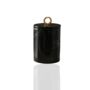 Black Marble Waste Bin With Brass Wreath Handle, thumbnail 2 of 2