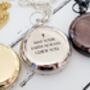 Personalised Engraved Solid Brass Engraved Compass, thumbnail 1 of 7