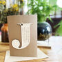 Personalised Initial Letter Good Luck Card, thumbnail 1 of 10